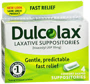 Dulcolax Medicated Laxative Suppositories