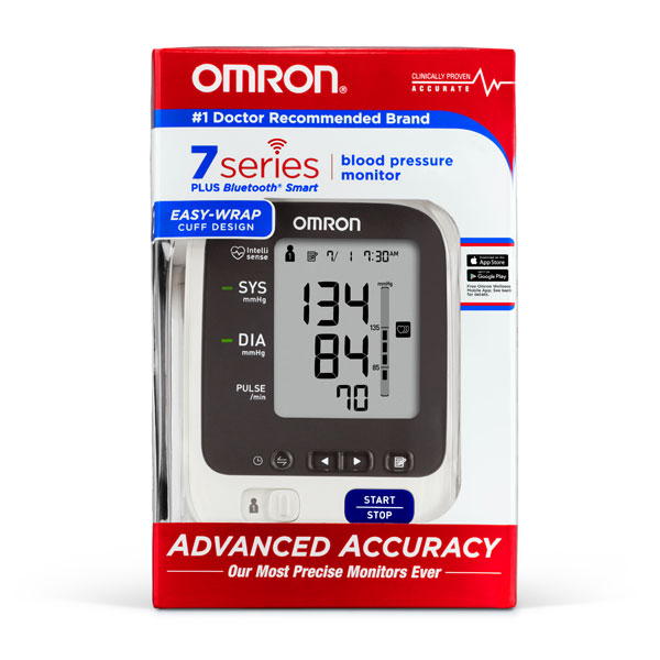 Omron 7 Series Wrist Blood Pressure Monitor Wireless Bluetooth